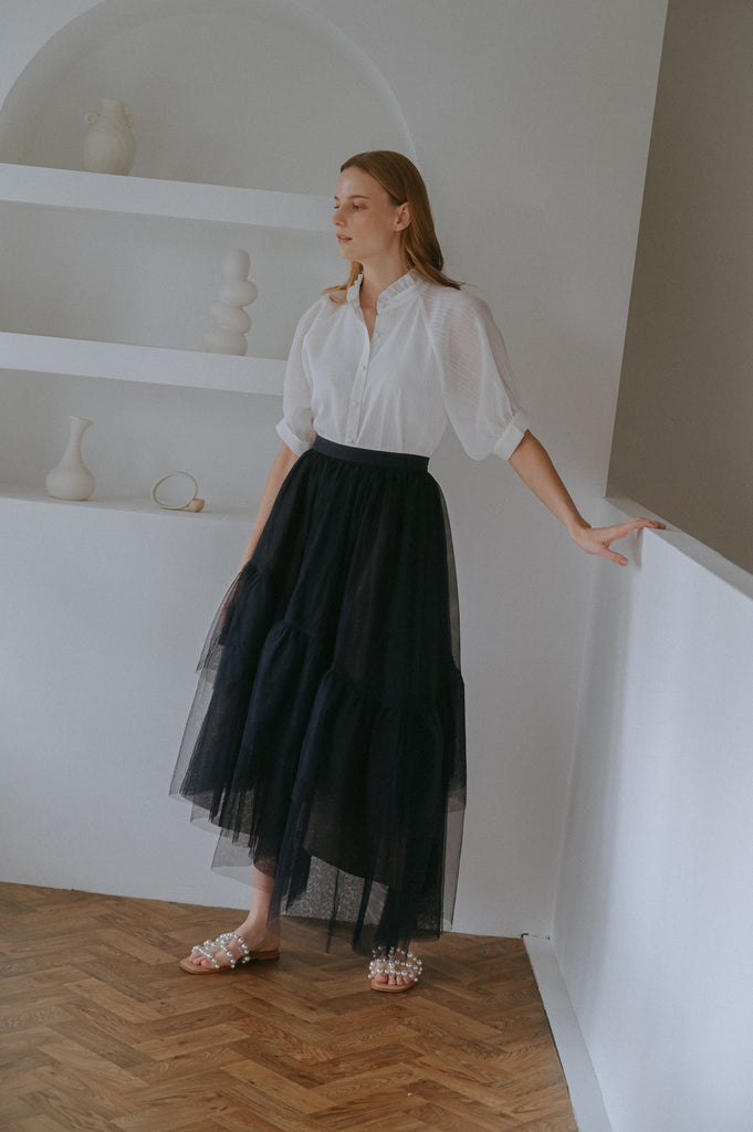 Tiered Tulle Skirt